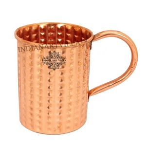 Indian Wholesale Best Quality Copper Moscow Mule Cup 450 Ml For Drink Ware At Offer Price