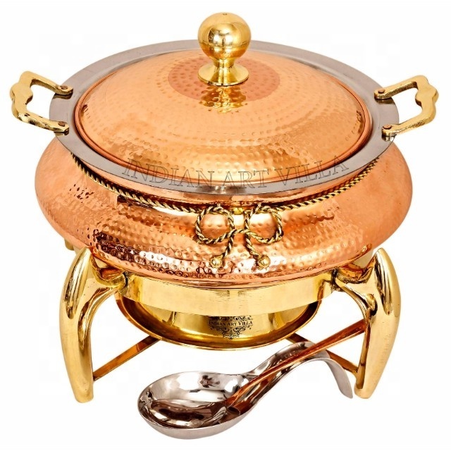 Antique Copper Chafing Dish For Sale Handmade High Quality Copper Utensils Manufacturers From India