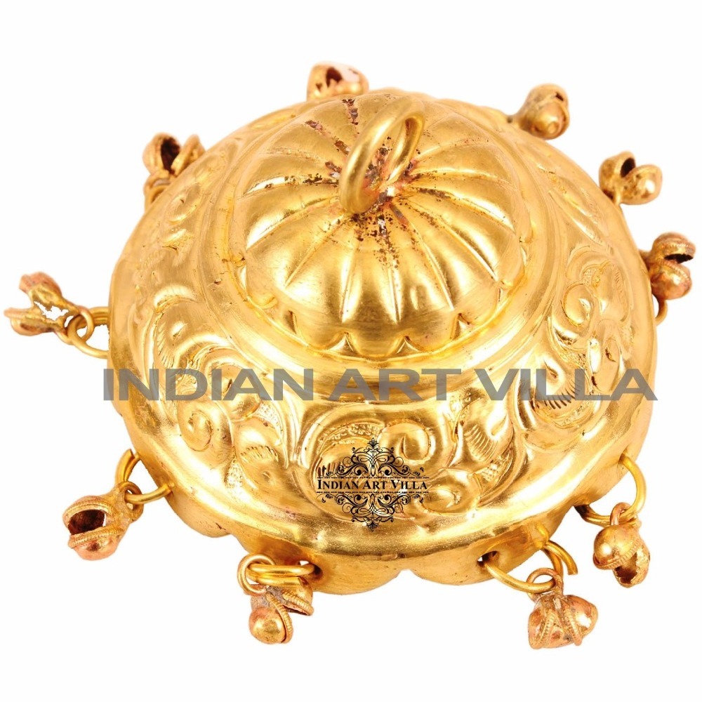 High Quality Brass Designer God Umbrella Spiritual Idol Religious Worship Puja Temple Home Decor Religious Crafts For Sale