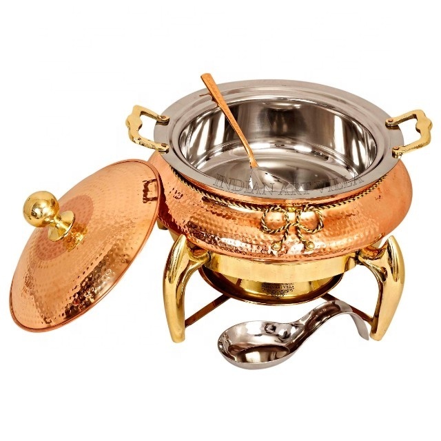 Antique Copper Chafing Dish For Sale Handmade High Quality Copper Utensils Manufacturers From India