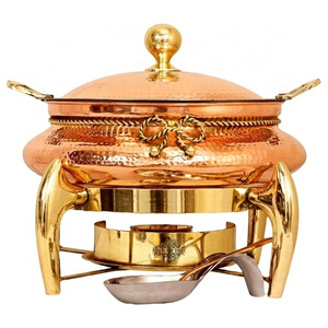 Antique Copper Chafing Dish For Sale Handmade High Quality Copper Utensils Manufacturers From India