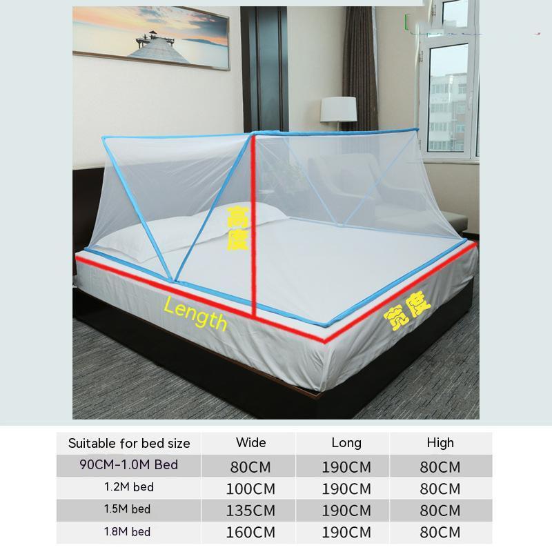 High Quality Urgarding Folded Mosquito Net Portable Pop up Mosquito Net Tent for Adults Summer 100% Polyester Bed Room Patio