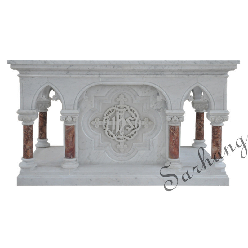 Large-scale sales master hand-made high-rise church marble altar