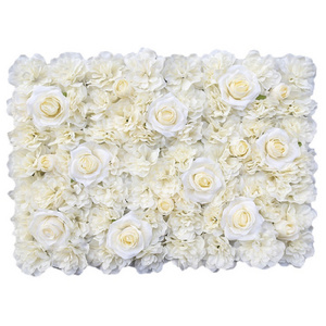 Wedding Supplies Home Floral Decoration Rose Hydrangea Silk Artificial Decorative Flower Wall Backdrop