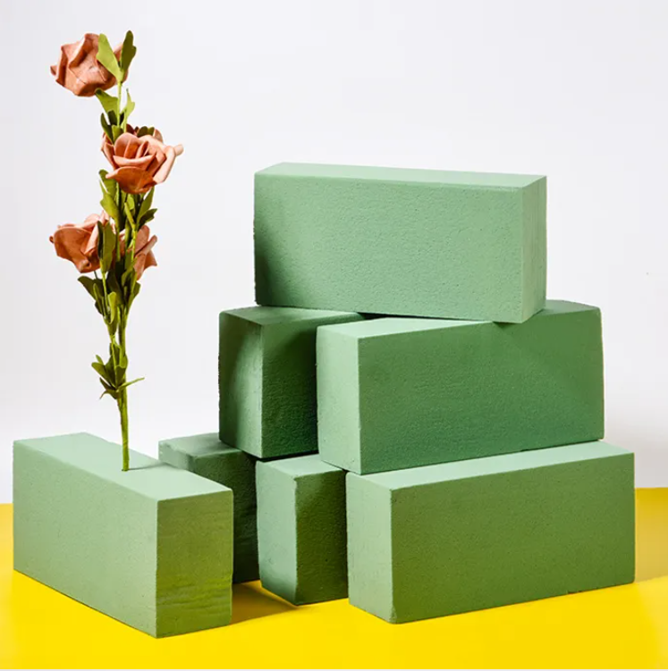 High quality floral foam bricks Flower Arrangement mud block green foam flower Fixing foam