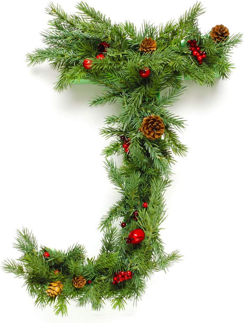 Artificial Pine Needles Branches with Pine Cones 11 Inch Artificial Greenery Pine Picks Twigs Stems Picks for Christmas Garland