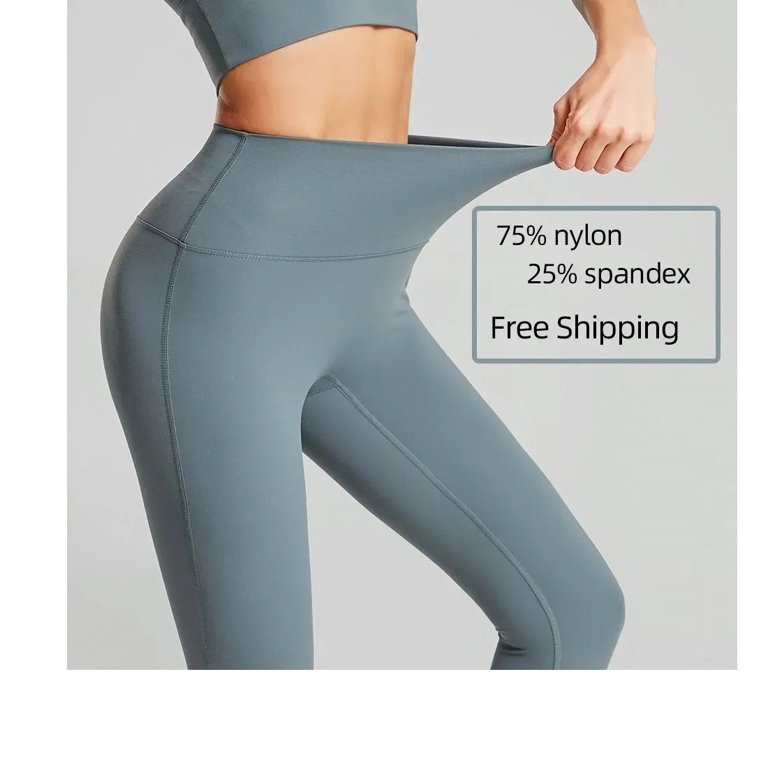 Good Quality Tight Sweat-Wicking Push UP Solid Colors Skin-friendly Gym High Leggings Wear Women Seamless Women's Leggings