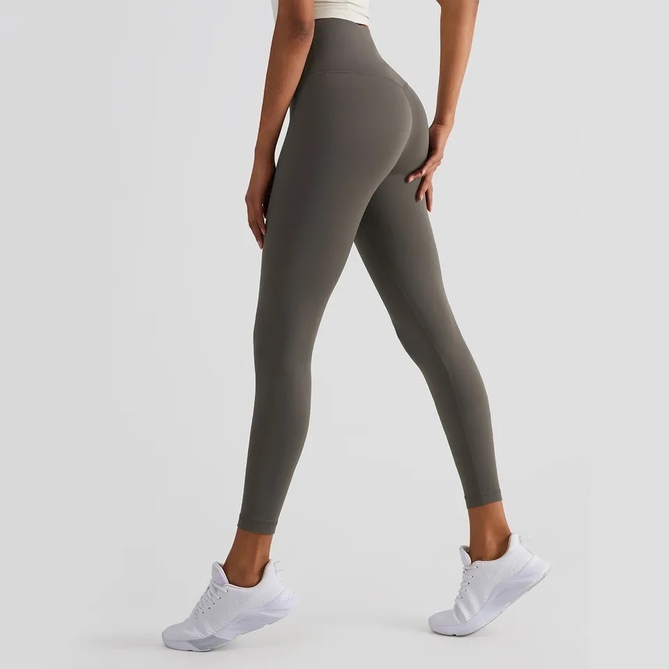 Good Quality Tight Sweat-Wicking Push UP Solid Colors Skin-friendly Gym High Leggings Wear Women Seamless Women's Leggings