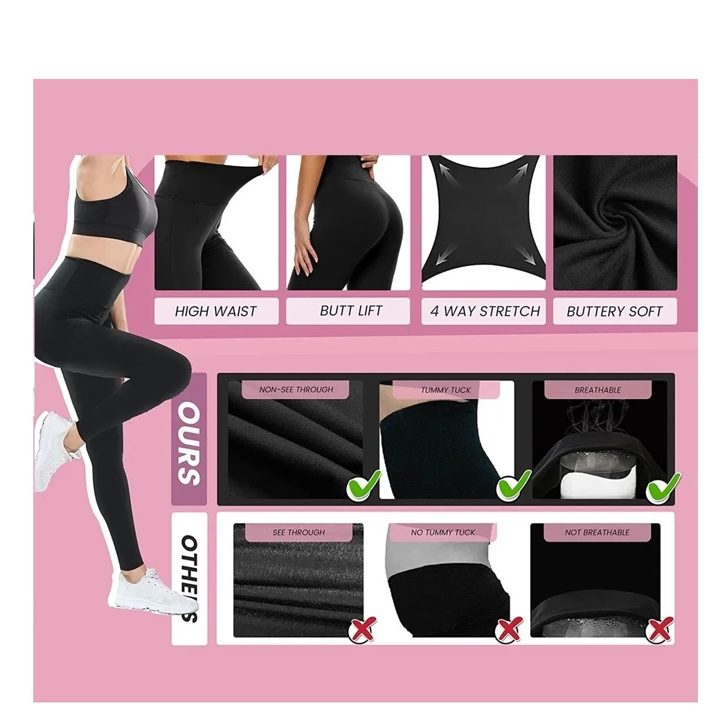 Good Quality Tight Sweat-Wicking Push UP Solid Colors Skin-friendly Gym High Leggings Wear Women Seamless Women's Leggings