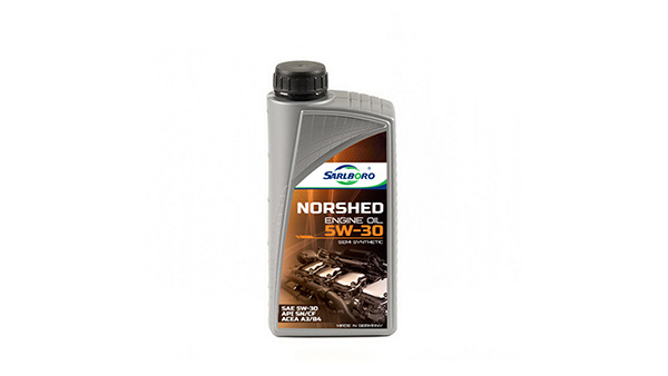 Brand name: Sarlboro- Norshed Semi Synthetic Lubricating Oil 5W-30 German oil