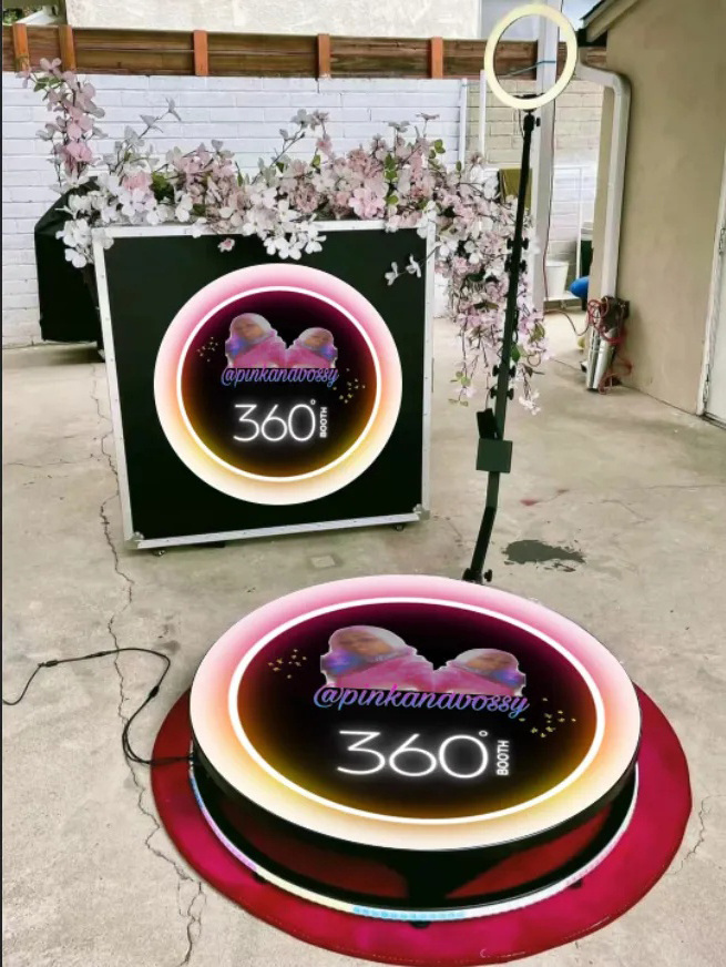 Discount Sales Slow Motion Portable 360 Degree Photo Booth Vending Machine Event Rotation Camera Photo Booth Platform