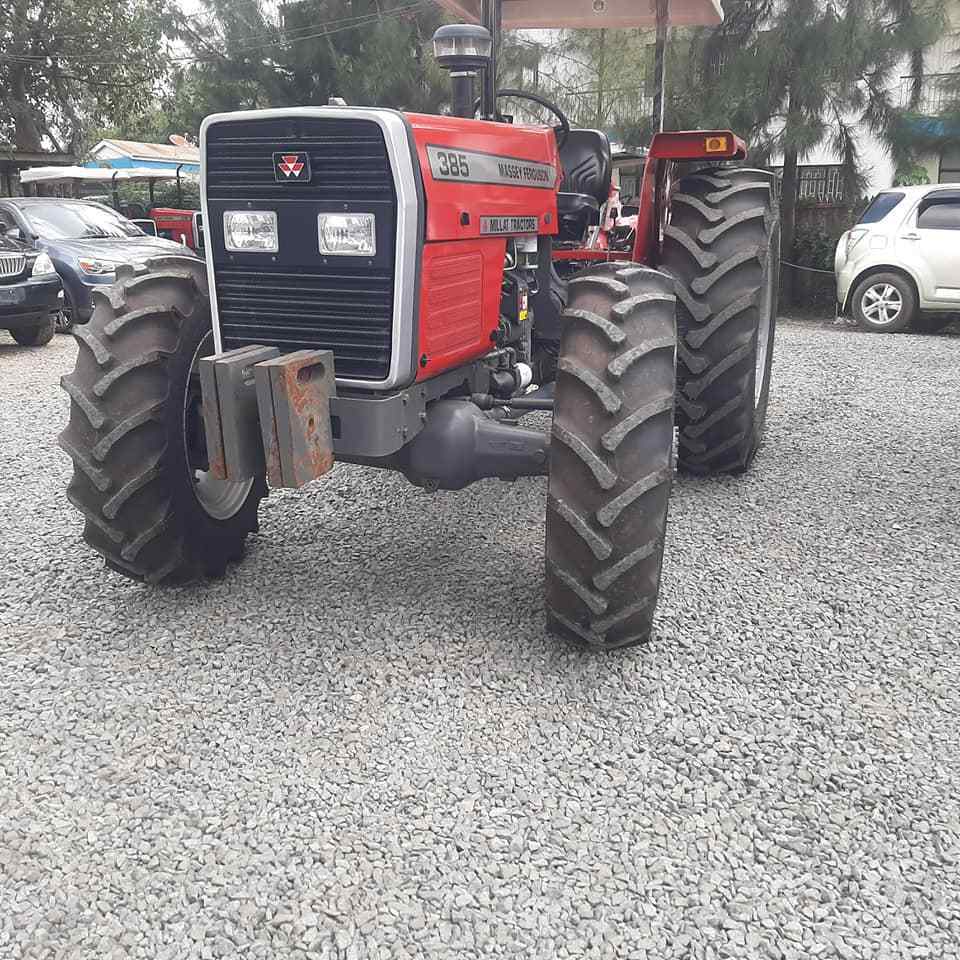 MF tractor farm equipment 4WD used Massey Ferguson 385/290  Used Wheel Tractor from FRANCE shipping worldwide