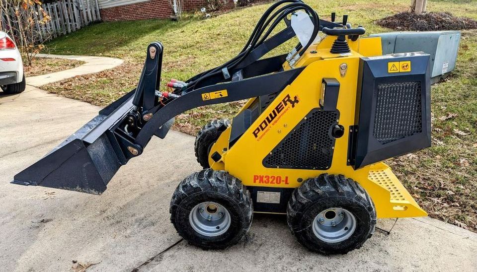 Small Skid Steer Front End with Bucket Mini Steer wheel Loader Attachment for sale