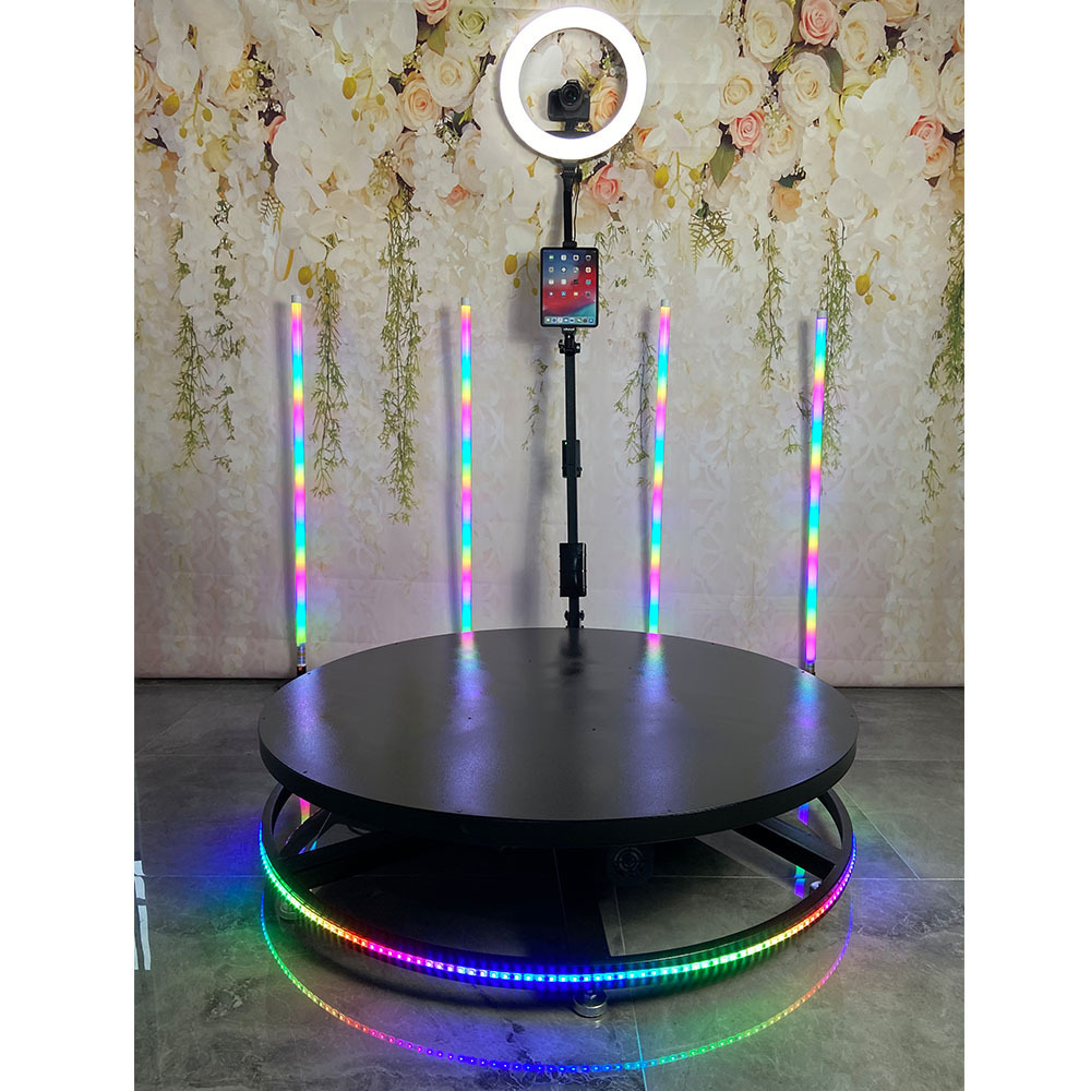 Discount Sales Slow Motion Portable 360 Degree Photo Booth Vending Machine Event Rotation Camera Photo Booth Platform