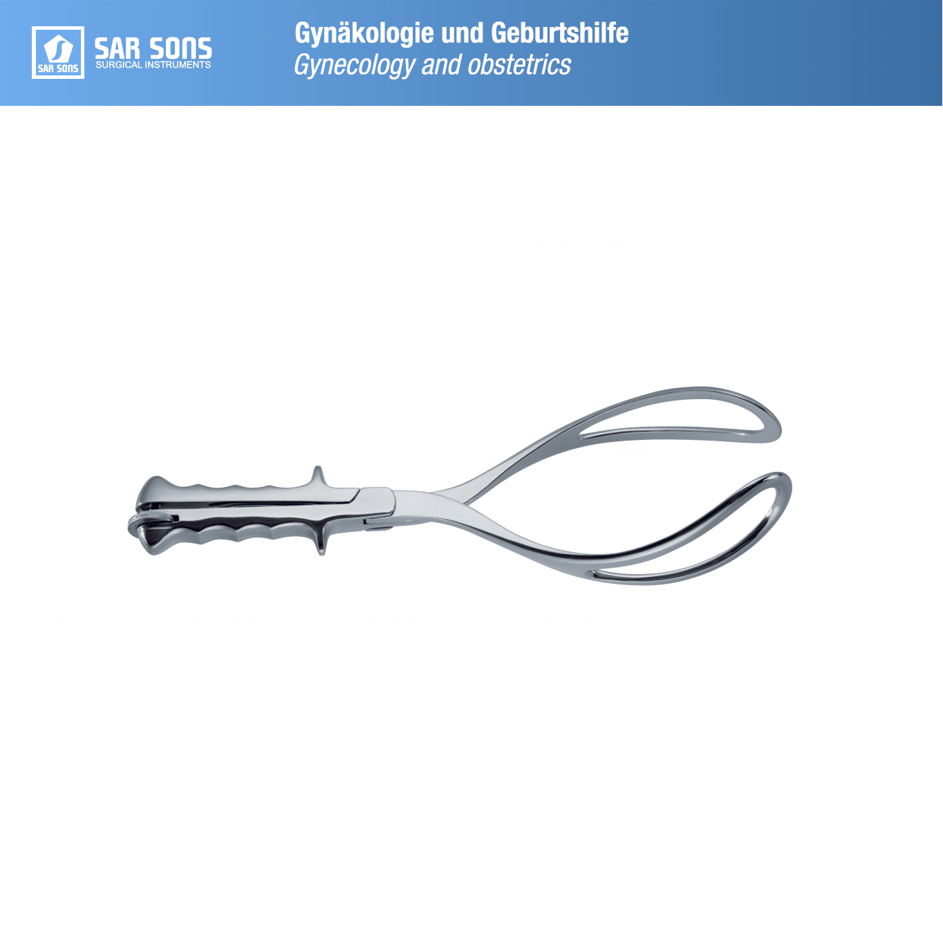 Elliot Obstetrical gynecology & obstetrics forceps 320 mm