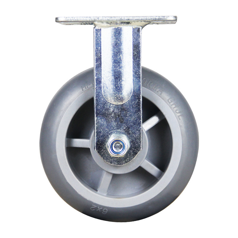 770 pounds wheel tpr material wheel surface trailer swivel caster trolley casters mute and wear-resistant protective ground