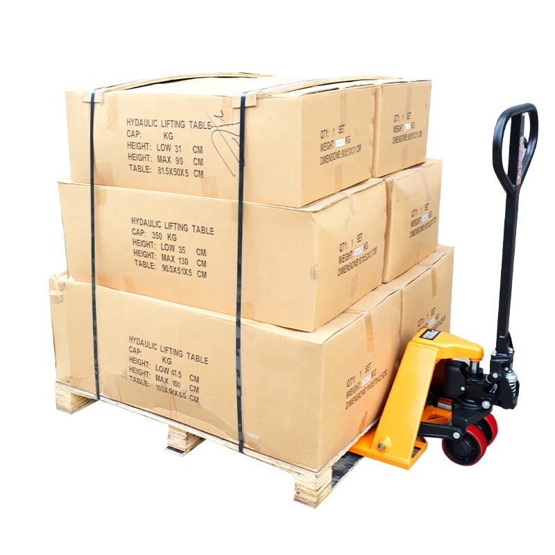 Lifting platform forklift Cargo stacker Warehouse trolley