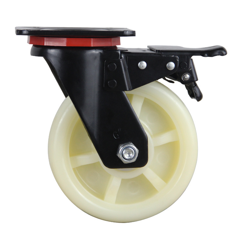 4inch 300kg load caster heavy duty tpr universal wheel silent wear-resistant heavy duty locking wheels