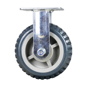 Heavy duty 4 Inch Beacon Castor Wheel Polyurethane PVC Material 300kg Load Universal Brake Wheels With Brake