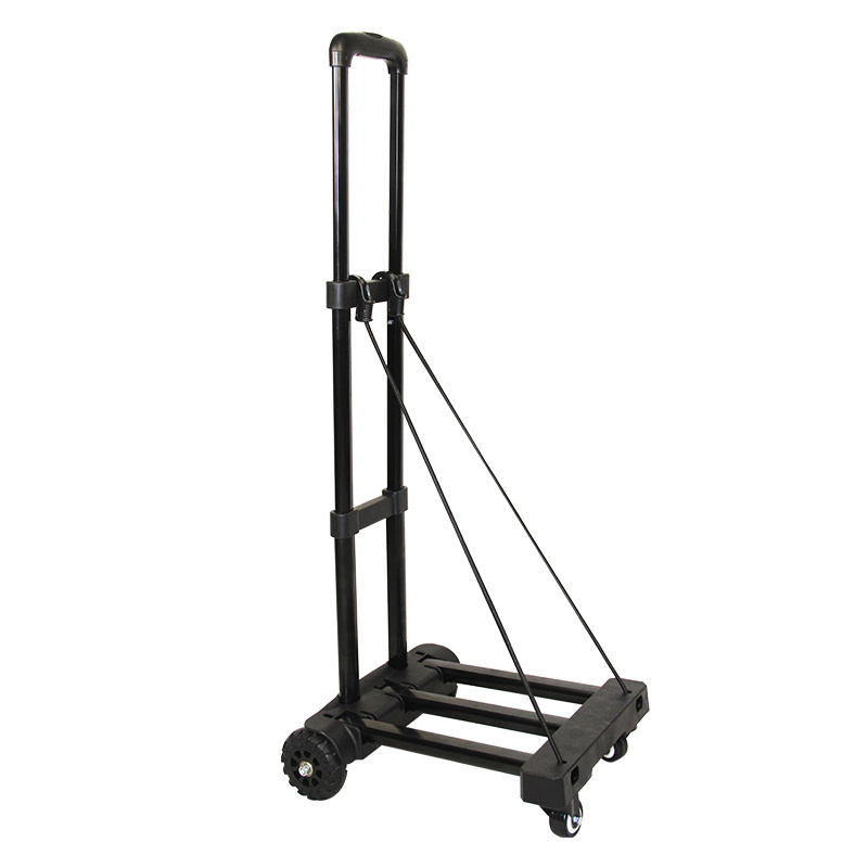 Telescopic Luggage Truck Cargo Handling Trolley Luggage Consignment Pull foldable bag garden leaf trolley