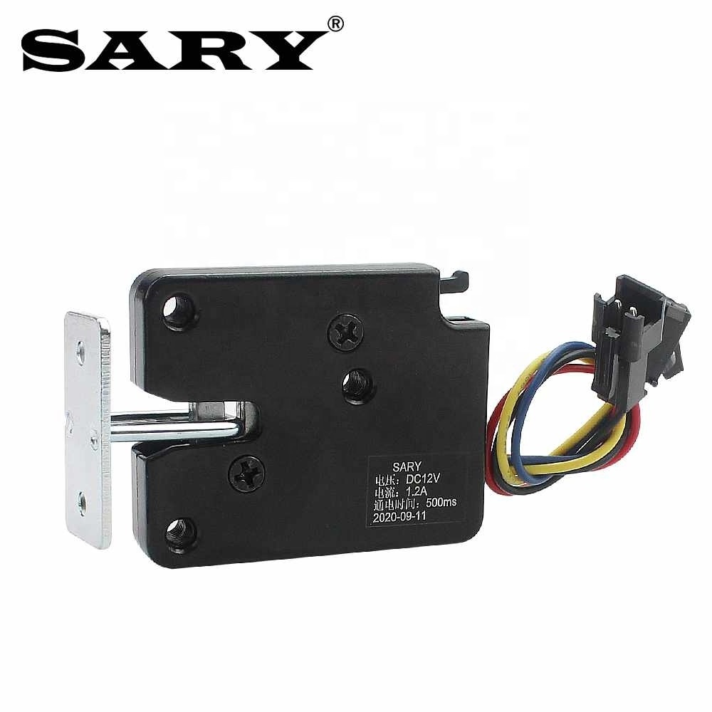 SARY XG07E small supermarket storage cabinet door lock 3V5V12V mailbox lock vending machine mini electric control lock