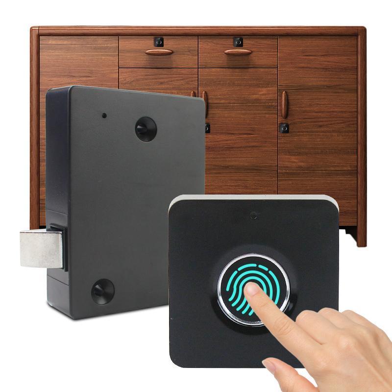 SYP02 Drawer smart electronic lock file lock small storage cabinet wardrobe cabinet door fingerprint door lockcabinet lock