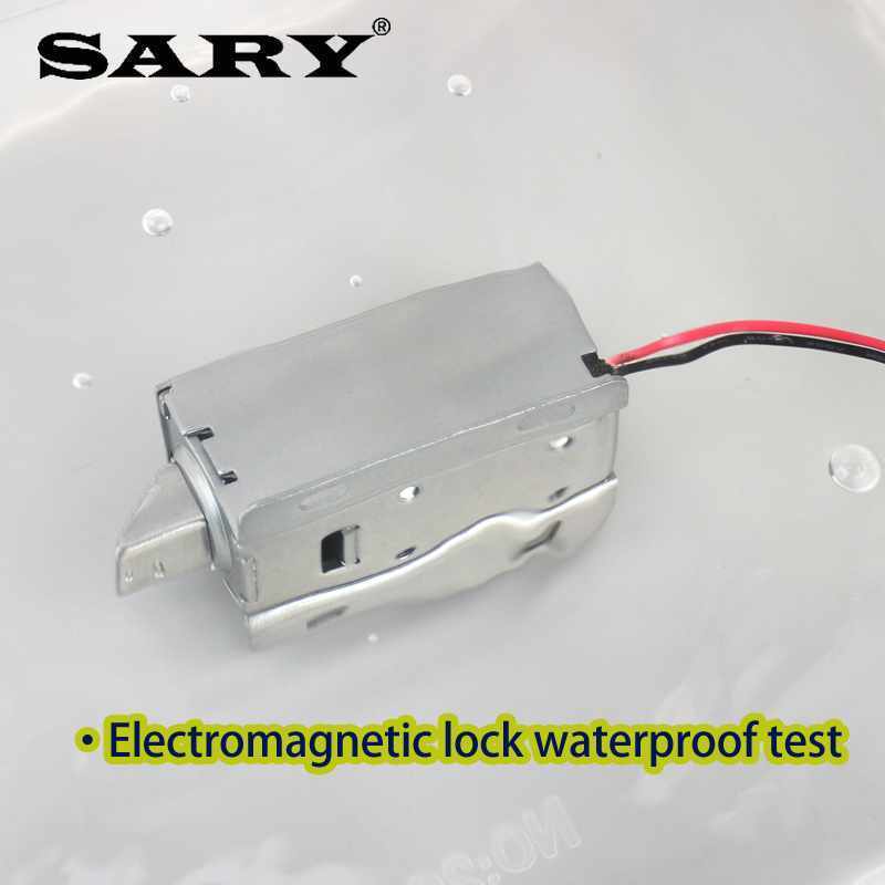 DC12V 1.15A micro push-pull open frame waterproof electronic electromagnetic lock LY03 for refrigerated cabinet