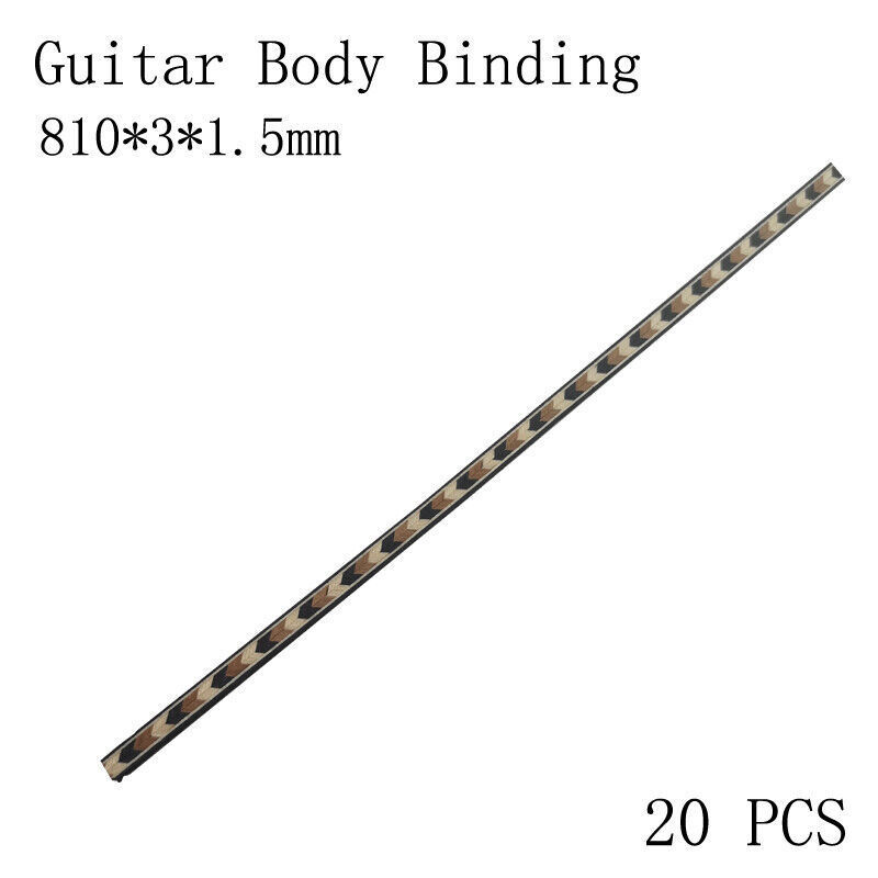 880x2.5x1.5mm LUTHIER PURFLING BINDING MARQUETRY INLAY Guitar strip for wholesale