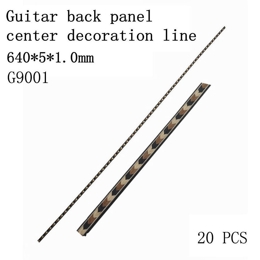 880x2.5x1.5mm LUTHIER PURFLING BINDING MARQUETRY INLAY Guitar strip for wholesale