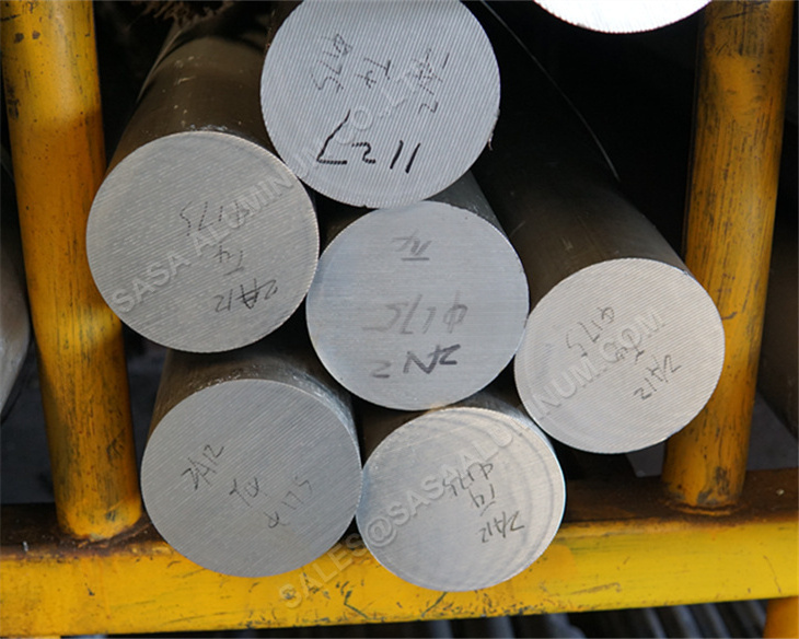 ASTM 7075 T7351 aluminum round bar 165mm