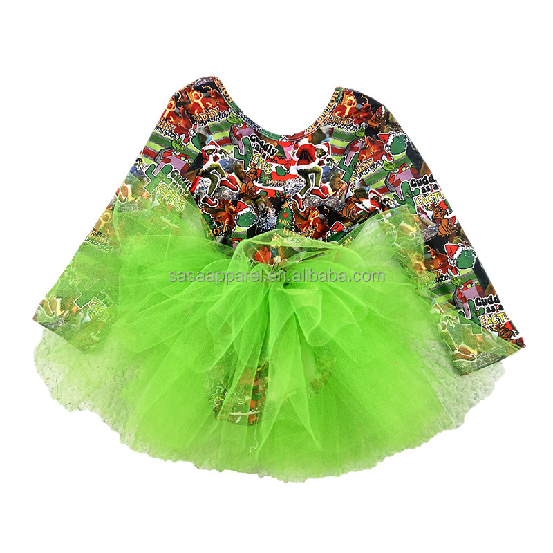 Wholesale pink heart print valentine Baby Girls Tulle Dresses boutique flutter party tutu romper