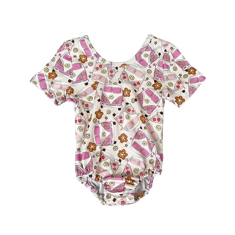 Sasa OEM mameluco de nina strawberry cute ribbed fabric girls baby romper polyester onesie