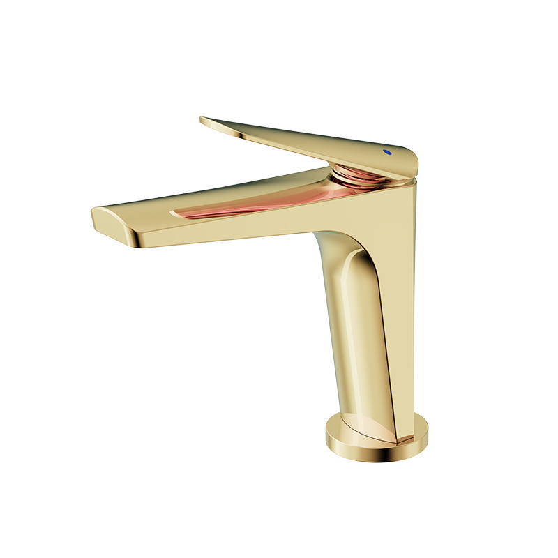 New Design Bathroom Taps Unique Gun Metal Basin Faucet Modern Bathroom Mixer Ware Hot And Cold Brass Bathroom Basin Faucet