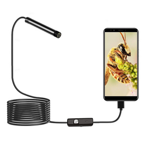 IP67 Waterproof Snake Camera USB Endoscope 3-in-1 Borescopes 5.5mm Inspection Camera for Type-C & Android & PC