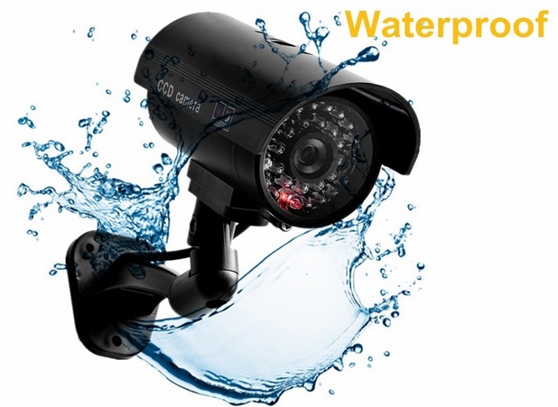 Fake Camera Security CCTV Outdoor Waterproof Emulational Decoy IR LED WiFi Flash Red Led Dummy Video Surveillance Camera