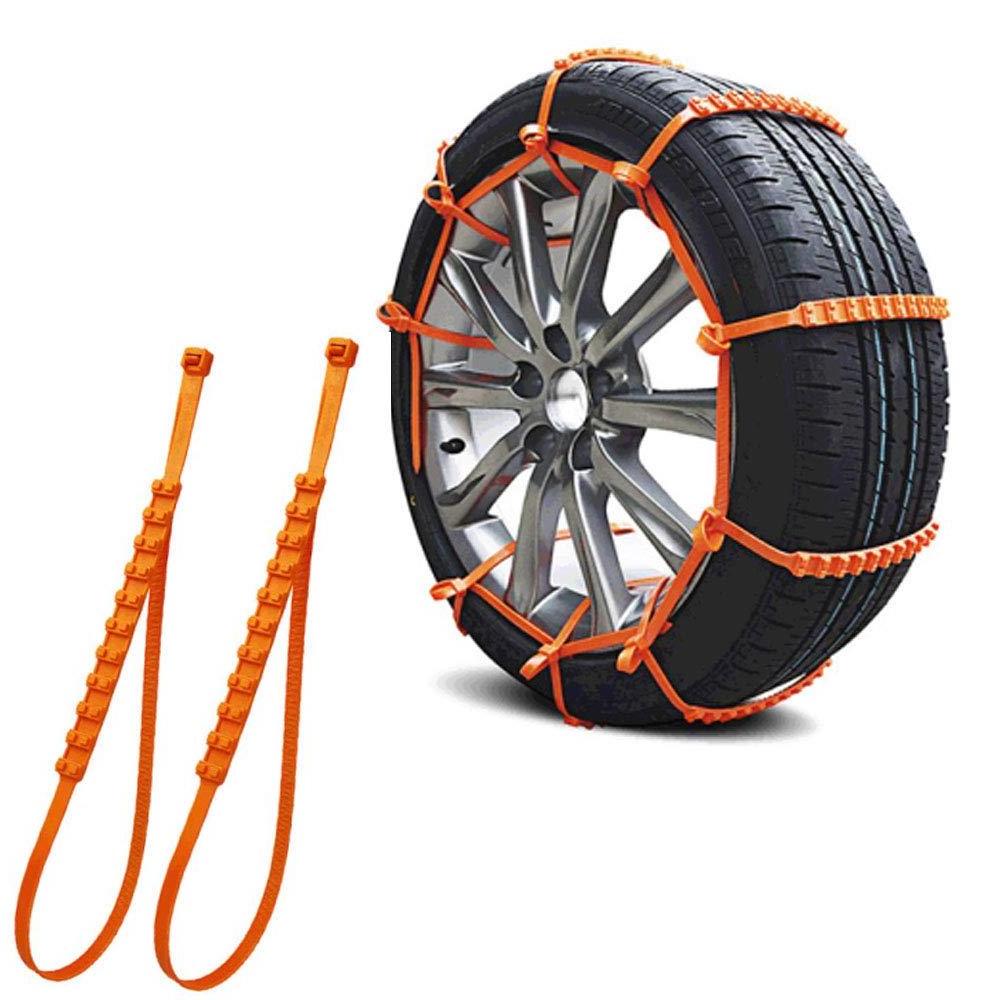 Anti-skid Strips Plastic Snow Tire Chain for Car SUV Emergency Tyre Anti-Skid Cable Adjustable Nylon Zip-Tie Track Claws