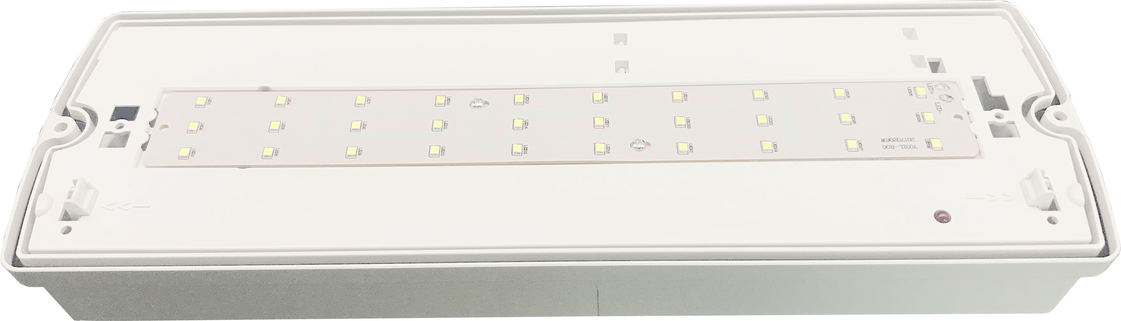 led emergency light with test button wall mounted high brightness fire emergency bulkhead light