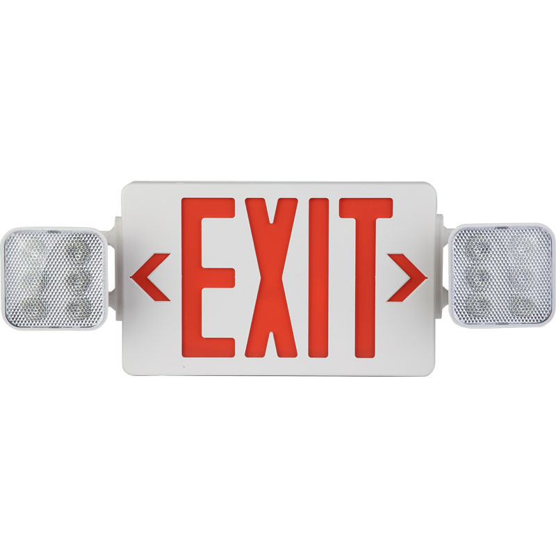 Address Emergency Exit Lighting System Exit Sign Emergency Light Chicago Approved LED Exit Sign Light Combo