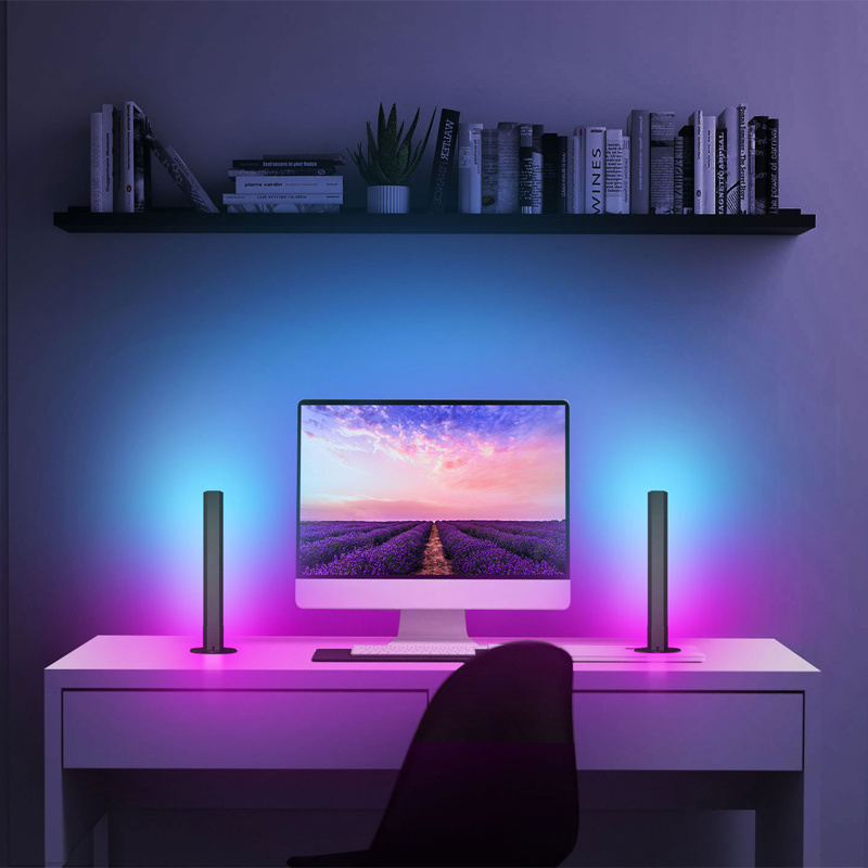 RGB Color Changing Ambient Lighting TV Backlight, Bluetooth APP Control LED Smart Light Bar