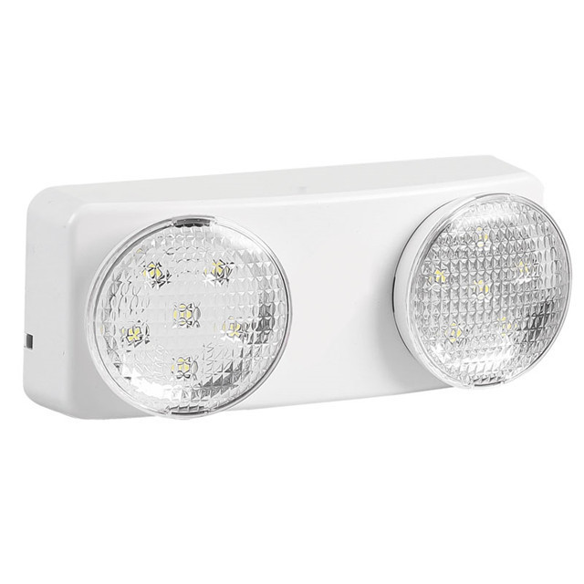 dimension 235*98*68.2mm Twin Spot LED Emergency Lights rechargeable light fire emergency exit light