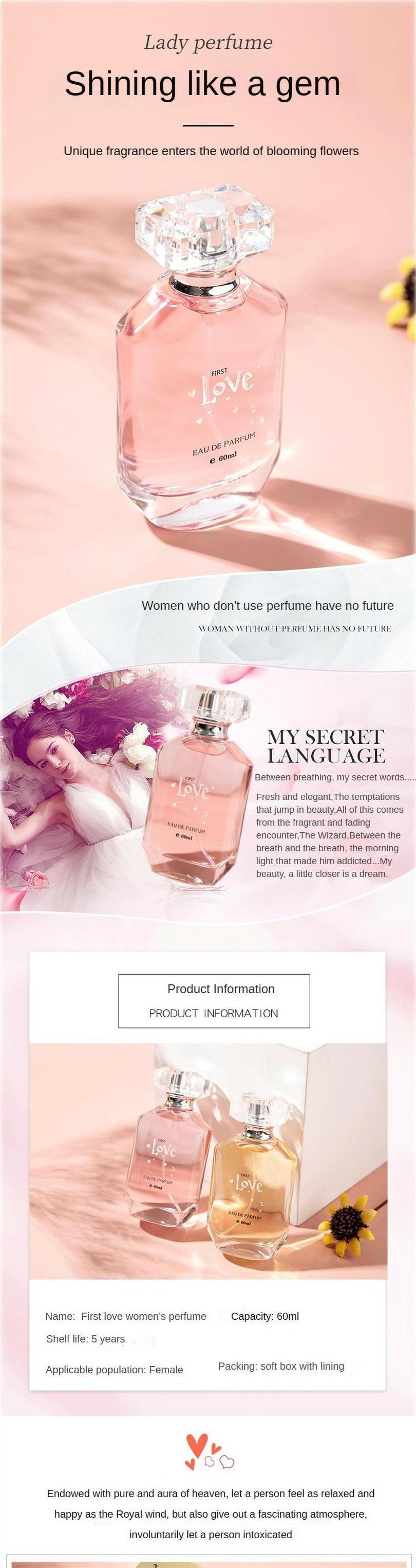 Hot Selling Brand Women Perfume Private Label Pheromone  Long Lasting Fragrance Original Women's Perfume