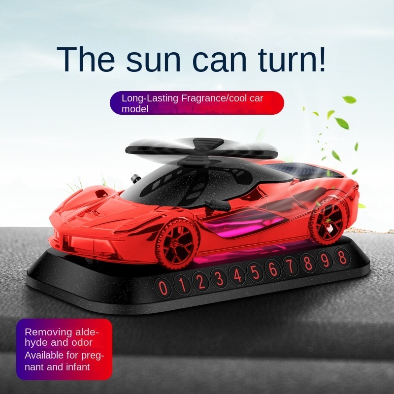 2022 new design car perfume deodorant lasting solar aromatherapy air freshener car ornament aromatherapy