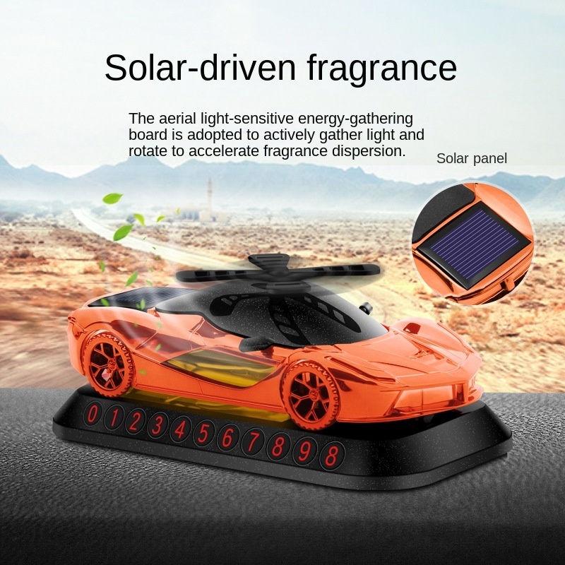 2022 new design car perfume deodorant lasting solar aromatherapy air freshener car ornament aromatherapy