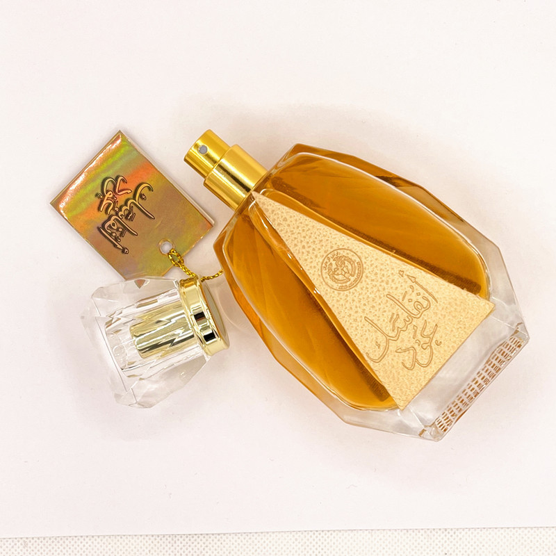 Hot sale golden Arabian ladies perfume unique Luxury gift box 100 ml Women Dubai perfume