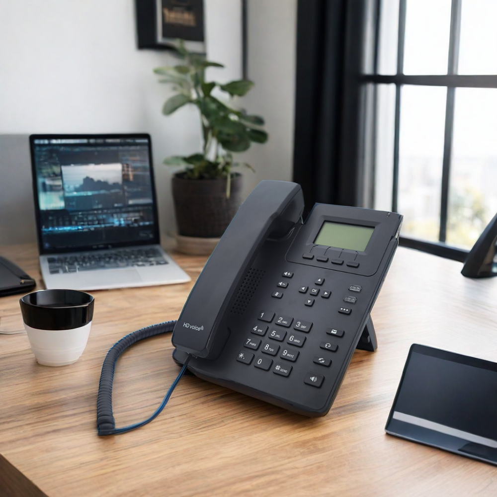 2 SIP Lines VOIP Desktop Telephone Low Cost HD Audio with EHS and POE  Business Office Hotel sip ip phone