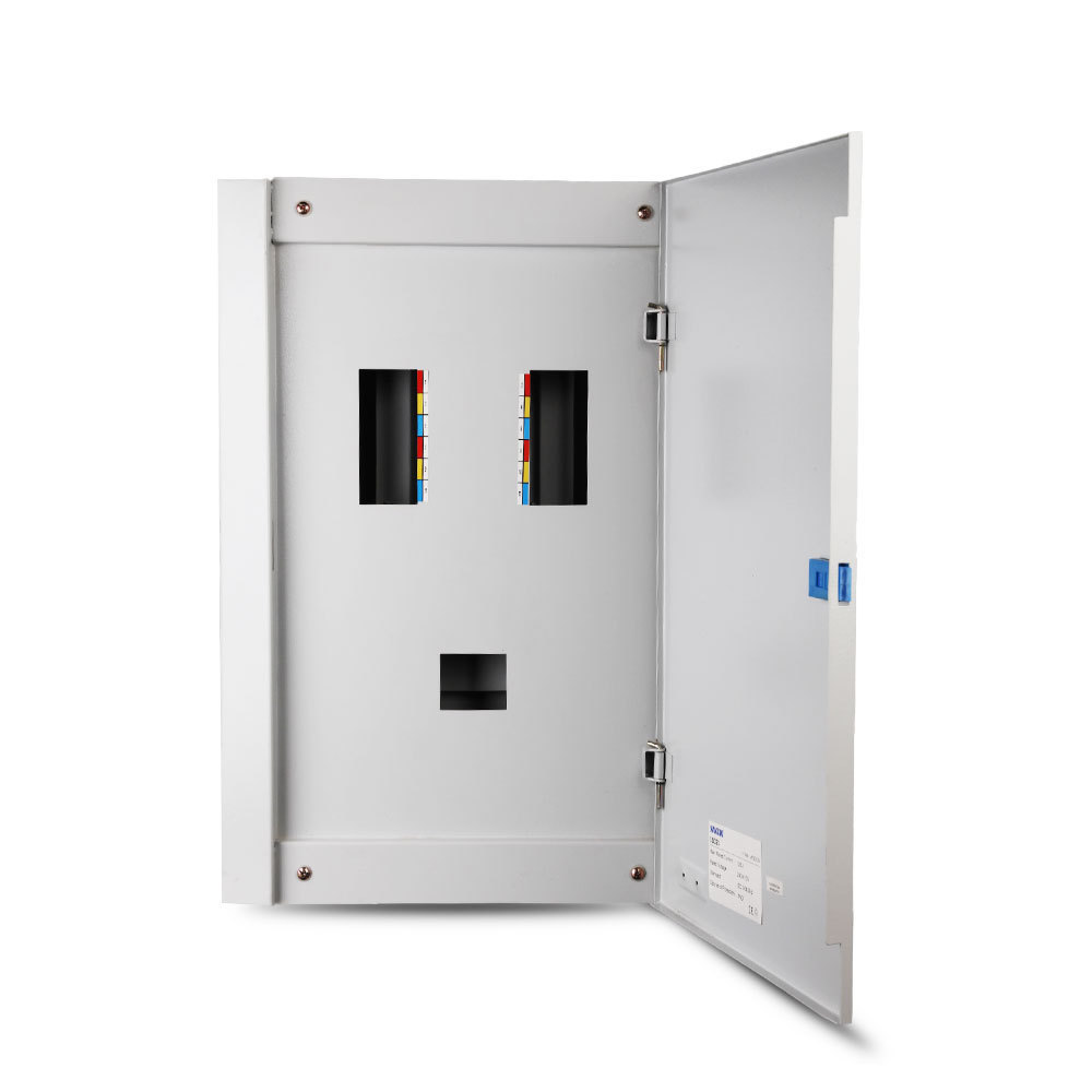 3 Phase Metal Distribution Box 6 Way Metal Box Electrical Distribution Panel Box Distribution Board with MCCB 100A 50Hz