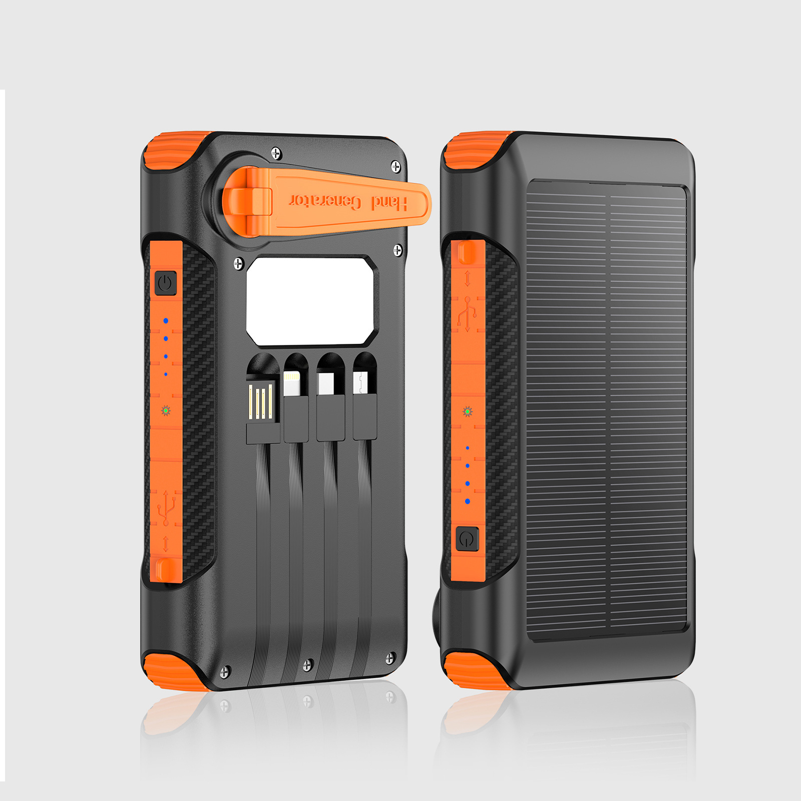 power bank solar panel solar power bank 30000mah waterproof crank am fm solar power bank radio led flashlight