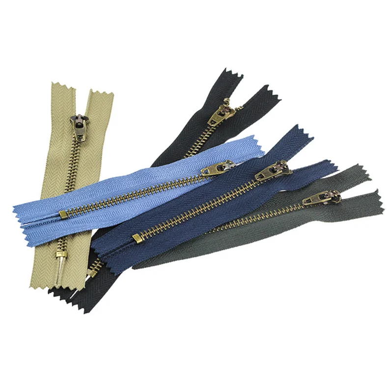 SAS metal brass zipper autolock  closed zipper jeans clothing sewing accessories zipper