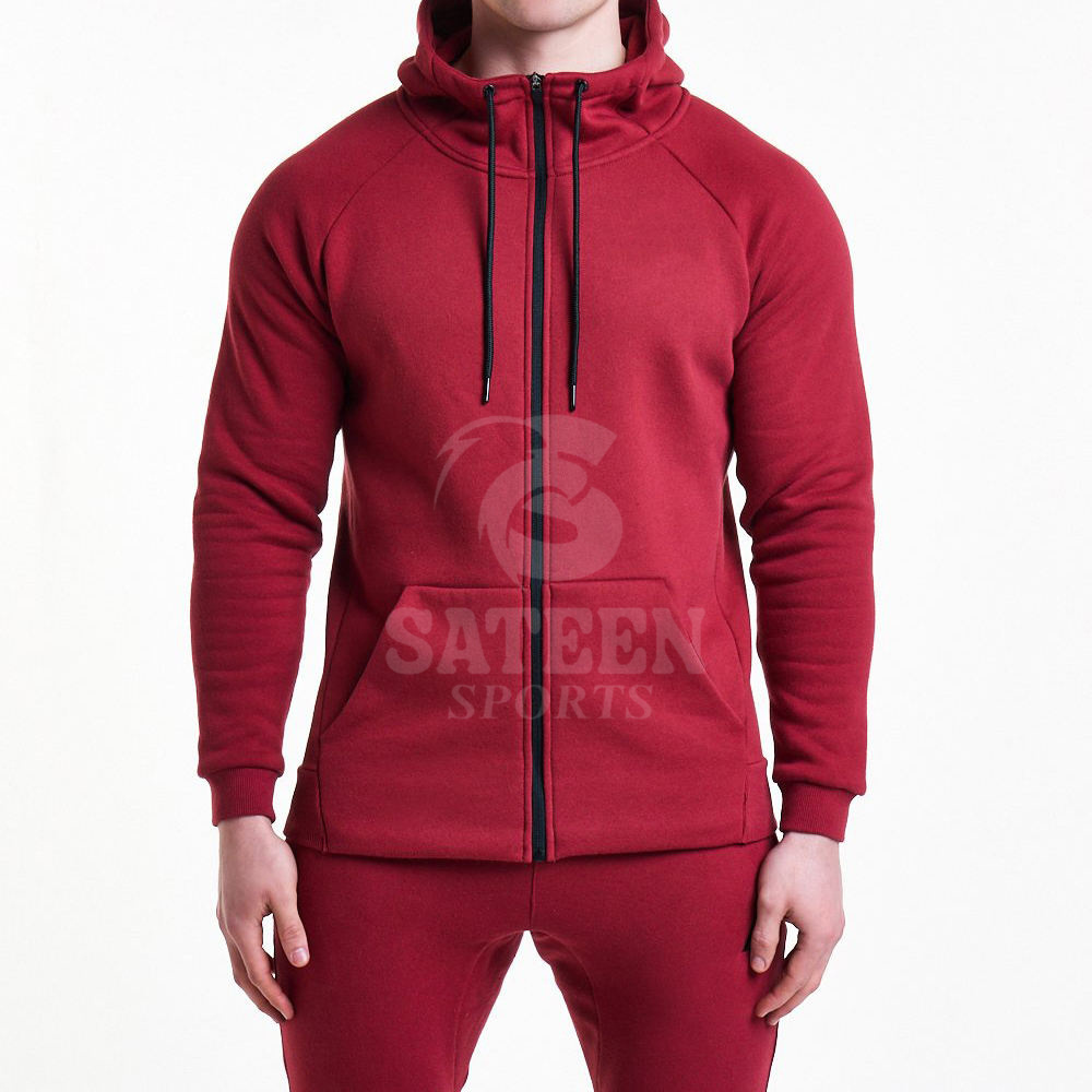 New Arrival Slim Fit Jogging Zipper Tracksuit Men 100% Cotton  Tracksuit Men Sweat Suits  Jogging Suits for Men New Design