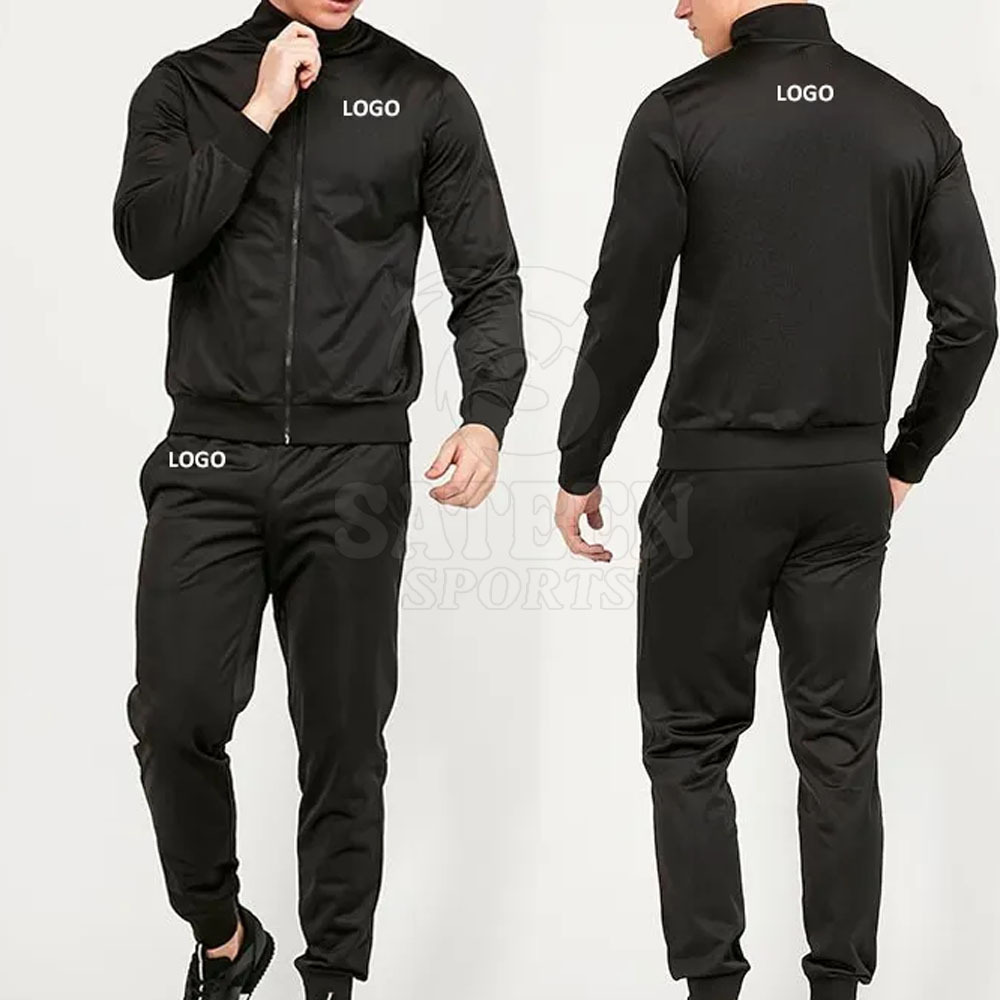 2023 Winter Men's Good Quality Track Suit Fully Customization Tracksuit Men's Polyester Sportswear Full Zip Tracksuits Jogging